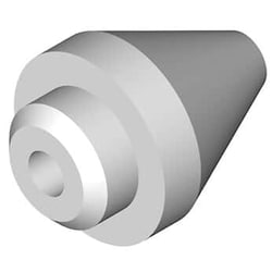 Cole-Parmer&nbsp;Diba Omnifit PTFE Cone (Ferrule) for Connector and Valve Caps, 1/16