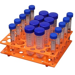 Alkali Scientific Rack for 30x15mL and 20x50mL (17x20x6cm) Orange, 5/pk