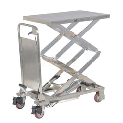 MSC Vestil CART-200-D-PSS 220 Lb Capacity Manual Scissor Elevating Cart 10