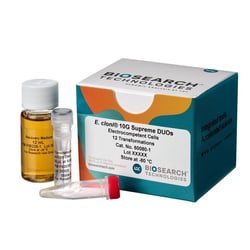 BIOSEARCH TECHNOLOGIES INC (Lucigen) E. cloni 10G SUPREME Electrocompetent Cells, 12 Rxns (DUOs)Clone, construct libraries, transform Gibson Assembly reactions all with high-yield, T1 phage-resistant cells in high efficiencies