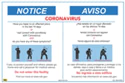 HCL Labels&nbsp;COVID-19 Coronavirus Notice - 12