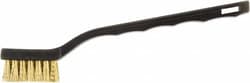 MSC Hyde Tools 46630 3 Piece Brass Hand Wire Brush Set 2" Brush Length,