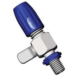 Cole-Parmer CAP ADAPTER W SHUT OFF 1/4-28