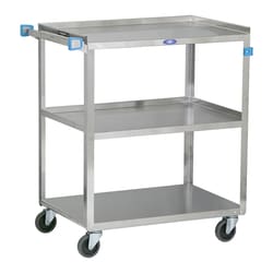 Lakeside Manufacturing Inc&nbsp;Stainless Steel Utility Cart, 3 Shelf: 18