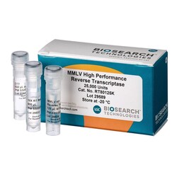 LGC GENOMICS LLC&nbsp;(Lucigen) MMLV High Performance Reverse Transcriptase, 25,000 Units @200 U/LOptimised reverse transcriptase and buffer system for the production of full-length cDNA.