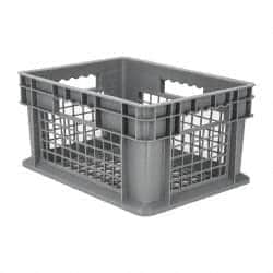 MSC&nbsp;Akro-Mils 37208 0.89 Cu Ft, 30 Lb Load Capacity Gray Polyethylene Tote Container Stacking, 15.8