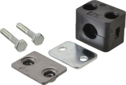 MSC HYDAC 2209319 Polypropylene Standard Duty Vibration Control Clamp for 3/8