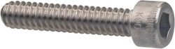 MSC Holo-Krome 77100 M5x0.80 Metric Coarse Hex Socket Cap Screw Austenitic Grade A4 Stainless Steel, Uncoated, 25mm Length Under Head