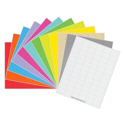 GA International Removable Cryogenic Labels for Laser Printers 1.26" x
