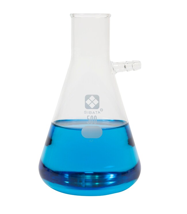 Vee Gee Scientific, Inc. Glass Filtering Flask, 500 mL, Quantity Each