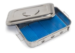 World Precision Instrument Instrument Sterilization Tray w Silicone Pads, 23x15x5cm