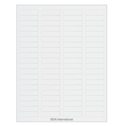 GA International&nbsp;Cryogenic Laser Labels for Frozen Vials and Containers 1.75