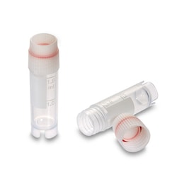 Alkali Scientific CellPro™ Externally Threaded Cryovials, 2.0mL, Self Standing, Sterile, 50/Bag, 500/pk