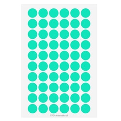 GA International&nbsp;Cryogenic Color Dots for Tops of Microtubes 0.5