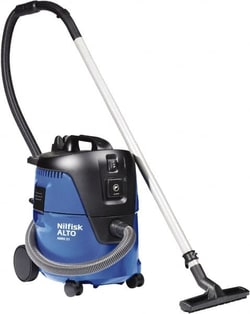 MSC Nilfisk 107406620 5 Gallon 1.34 Peak hp 8.3 Amp Electric  Wet/Dry Vacuum Plastic Tank, Washable Wet/Dry Filter, 11.5' Hose Length, 1-1/4