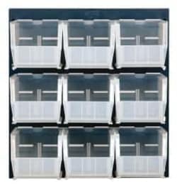 MSC Quantum Storage QLP-1819-230-9C 9 Bin Louvered Panel with Ultra Bins