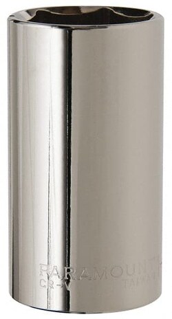 MSC Paramount PAR-12SKT-L114 1-1/4", 1/2" Drive, Deep Hand Socket 6 Points,