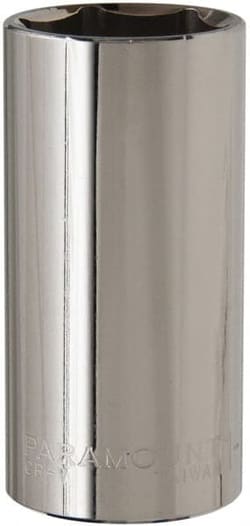 MSC Paramount PAR-12SKT-L-118 1-1/8", 1/2" Drive, Deep Hand Socket 6 Points,