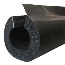Cole-Parmer BriskHeat INSUL118 INSUL-LOCK DS Flexible Pipe Insulation, Closed Cell, For 3/4” diameter pipe, 6ft long