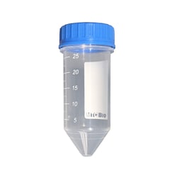 MTC Bio Centrifuge Tubes, 25ml PP (27x77mm), with screw cap, sterile, 8  foam racks of 25 tubes, 200/pack