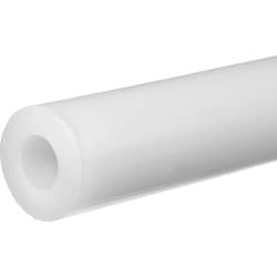 MSC USA Sealing ZUSA-HT-666 White Teflon PTFE Tube; 1/2" Inside Diameter,