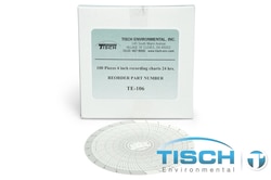 Tisch Environmental TE-106, Recorder Charts, 100/Box