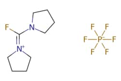 eMolecules​&nbsp;1-(Fluoro(pyrrolidin-1-yl)methylene)pyrrolidin-1-ium hexafluorophosphate(V)(BTFFH) | ChemScene | 164298-25-3 | MFCD02683430 | 316.204 | C9H16F7N2P | 98.000 | F[P-](F)(F)(F)(F)F.FC(N1CCCC1)=[N+]1CCCC1 | 5g | 536854647
