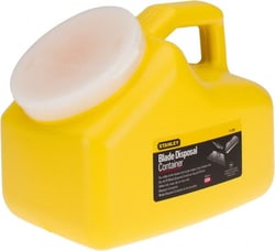 MSC Stanley 11-080 Plastic Blade Disposal Container Plastic, Quantity: