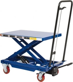 MSC Value Collection WS-MH-LFTB2-101 400 Lb Capacity Hydraulic Scissor Elevating Cart 8-3/4