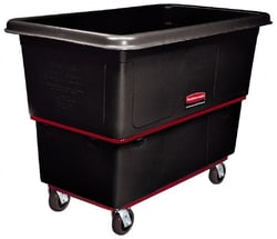 MSC Rubbermaid FG472700BLA 1,200 Lb Load Capacity, 27 Cu Ft, Polyethylene