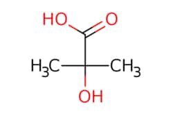 eMolecules​&nbsp;2-Hydroxyisobutyric acid | Combi-Blocks | 594-61-6 | MFCD00004459 | 104.105 | C4H8O3 | 97.000 | CC(C)(O)C(O)=O | 5g | 205396806