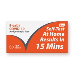 Marathon LS ihealth Covid Antigen Rapid Test Kits, 2 test per pack, 90