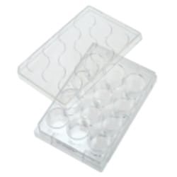 Marathon LS 12 Well Tissue Culture Plate with Lid, Individual, Sterile