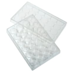 Marathon LS 24 well tissue culture plate with Lid, Individual, Sterile