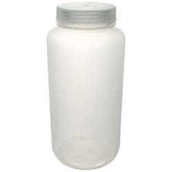 Cole-Parmer&nbsp;Essentials Wide-Mouth Plastic Bottle, PP, 1000mL (32 oz); 24/CS