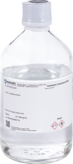 Inorganic Ventures 0.1M PERCHLORIC ACID IN GAA, Quantity: Each of 1