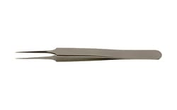 Electron Microscopy Sciences&nbsp;Light shanks straight tweezer with very thin tips for hairsprings. OAL: 110 mm