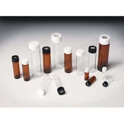 Cole-Parmer Thermo Scientific B7800-12 Vial Kit, Clear Glass, Polypropylene Cap with PTFE Liner, 12 mL; 200/Pk