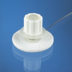 Instech&nbsp;Vascular Access Button for rats (twist-in tether design), 22ga MRI-compatible nitinol, injector, sterile