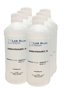 LAB ALLEY Lab Alley Sodium Hypochlorite 5% Solution, Quantity: Each of