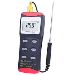 Cole-Parmer Traceable Thermocouple Thermometer with Memory and Calibration