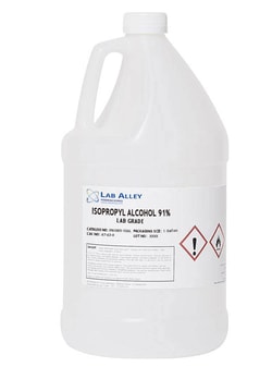 LAB ALLEY Lab Alley Isopropyl Alcohol 91% Lab Grade, Quantity: Each of