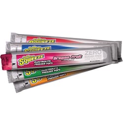 LOGISTICS SUPPLY Sqwincher Zero Sqweeze Pops, Assorted Flavors, 3 oz Packs/Yield