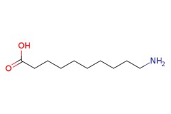 eMolecules​&nbsp;10-Aminodecanoic acid | Synthonix - Stock | 13108-19-5 | MFCD00270349 | 187.283 | C10H21NO2 | 97.000 | NCCCCCCCCCC(O)=O | 1g | 505077217