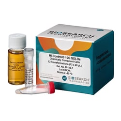 BIOSEARCH TECHNOLOGIES INC (Lucigen) HI-Control 10G Chemically Competent Cells, 12 Rxns (SOLOs)Stabilise toxic sequences behind T7 or lac-based promoters with this strain containing a LacI repressor