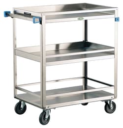 Lakeside Manufacturing Inc&nbsp;Guard Rail Utility Cart, 3 Shelf: 18