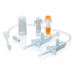 B BRAUN MED INC OEM&nbsp;OnGuard 2 Syringe Adaptor, needle-free Luer Lock syringe adapter, white winged, 16G fluid path, 0.041 mL dead volume, latex-free, 50 per box (300 per case)