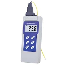 Cole-Parmer Traceable Waterproof Type K Thermometer with Calibration