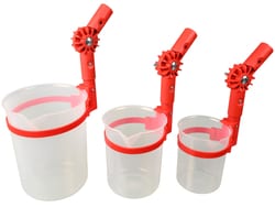 BURKLE INC Scoop angular beaker, PP, 33.81 oz. (1000 ml), TeleScoop, Quantity: