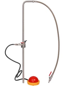 BURKLE INC Solvent pump foot operated with d. hose/stopc., 37.40 in (95